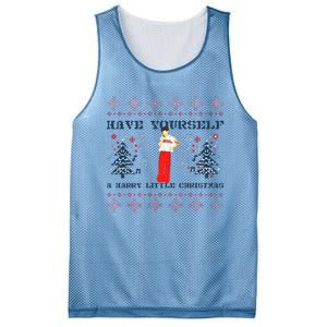 Have Yourself A Harry Little Christmas Xmas Gift Mesh Reversible Basketball Jersey Tank