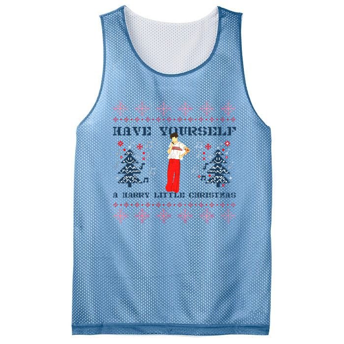 Have Yourself A Harry Little Christmas Xmas Gift Mesh Reversible Basketball Jersey Tank