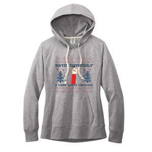 Have Yourself A Harry Little Christmas Xmas Gift Women's Fleece Hoodie