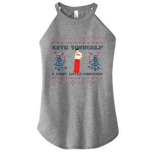 Have Yourself A Harry Little Christmas Xmas Gift Women's Perfect Tri Rocker Tank