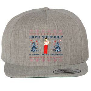 Have Yourself A Harry Little Christmas Xmas Gift Wool Snapback Cap