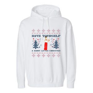 Have Yourself A Harry Little Christmas Xmas Gift Garment-Dyed Fleece Hoodie