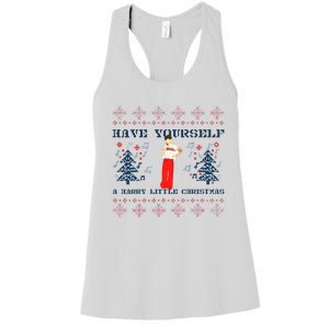 Have Yourself A Harry Little Christmas Xmas Gift Women's Racerback Tank