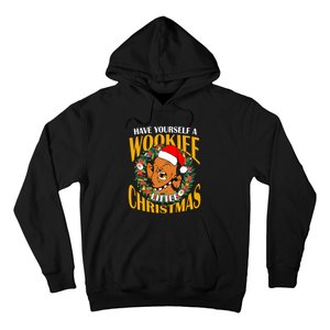 Have Yourself A Wookiee Little Christmas Wookiee Little Star Christmas Hoodie