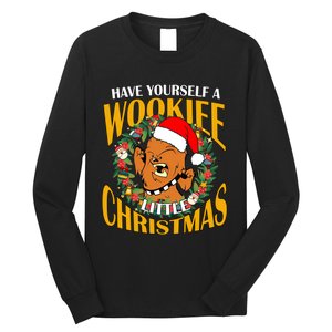 Have Yourself A Wookiee Little Christmas Wookiee Little Star Christmas Long Sleeve Shirt