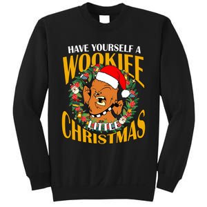 Have Yourself A Wookiee Little Christmas Wookiee Little Star Christmas Sweatshirt