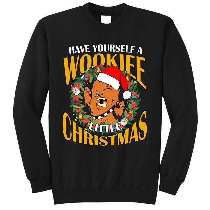 Have Yourself A Wookiee Little Christmas Wookiee Little Star Christmas Sweatshirt