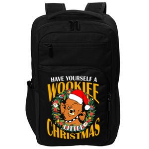 Have Yourself A Wookiee Little Christmas Wookiee Little Star Christmas Impact Tech Backpack