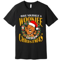 Have Yourself A Wookiee Little Christmas Wookiee Little Star Christmas Premium T-Shirt