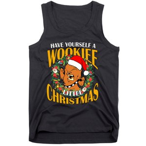 Have Yourself A Wookiee Little Christmas Wookiee Little Star Christmas Tank Top