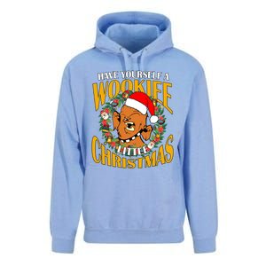 Have Yourself A Wookiee Little Christmas Wookiee Little Star Christmas Unisex Surf Hoodie