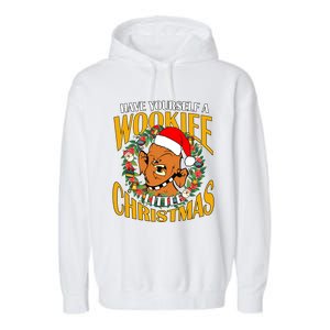 Have Yourself A Wookiee Little Christmas Wookiee Little Star Christmas Garment-Dyed Fleece Hoodie