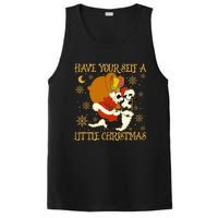 Have Yourself A Little Christmas Funny Dog Santa Claus PosiCharge Competitor Tank