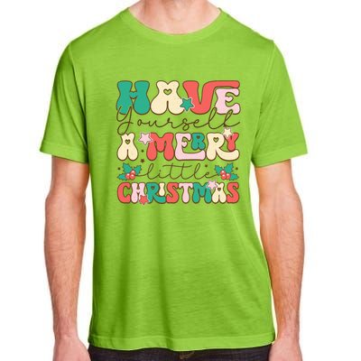 Have Yourself A Merry Little Christmas Festive Graphic Adult ChromaSoft Performance T-Shirt