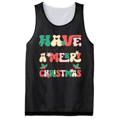 Have Yourself A Merry Little Christmas Festive Graphic Mesh Reversible Basketball Jersey Tank