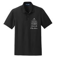 Have Yourself A Merry Little Christmas Dry Zone Grid Polo