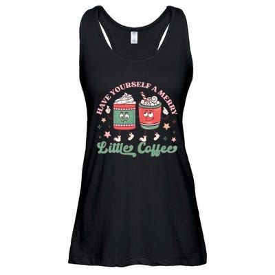 Have Yourself A Merry Little Coffee Graphic Ladies Essential Flowy Tank