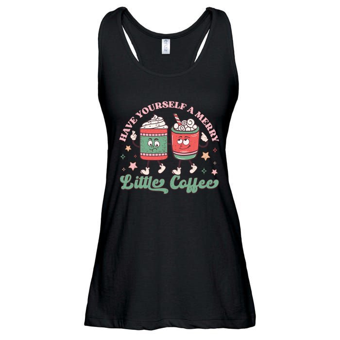 Have Yourself A Merry Little Coffee Graphic Ladies Essential Flowy Tank