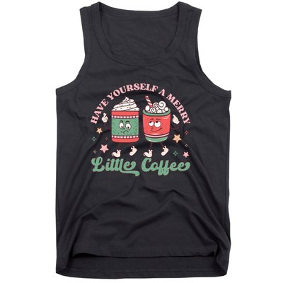 Have Yourself A Merry Little Coffee Graphic Tank Top