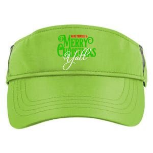 Have Yourself A Merry Christmas YAll Great Gift Adult Drive Performance Visor