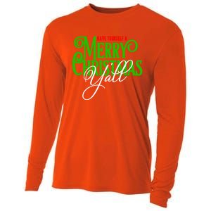 Have Yourself A Merry Christmas YAll Great Gift Cooling Performance Long Sleeve Crew