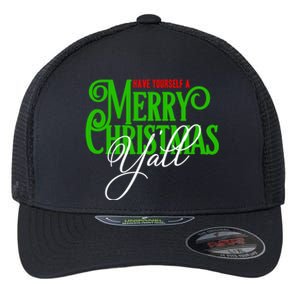 Have Yourself A Merry Christmas YAll Great Gift Flexfit Unipanel Trucker Cap