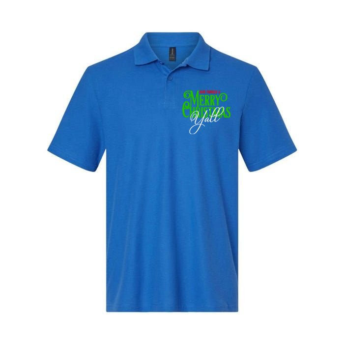 Have Yourself A Merry Christmas YAll Great Gift Softstyle Adult Sport Polo