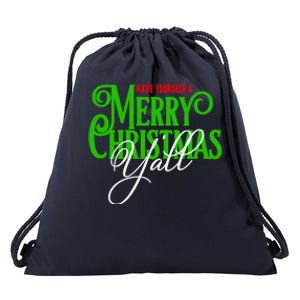 Have Yourself A Merry Christmas YAll Great Gift Drawstring Bag