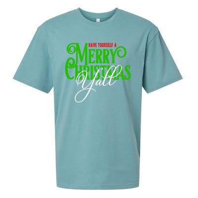 Have Yourself A Merry Christmas YAll Great Gift Sueded Cloud Jersey T-Shirt