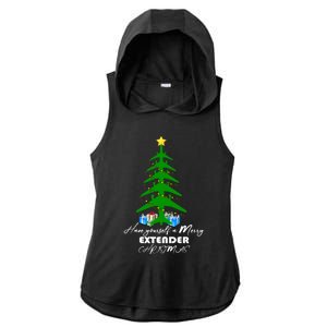 Have Yourself A Merry Extender Christmas Gift Ladies PosiCharge Tri-Blend Wicking Draft Hoodie Tank