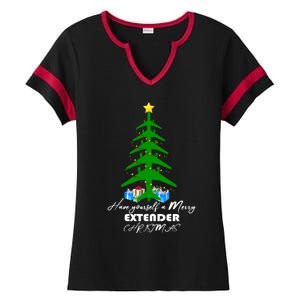 Have Yourself A Merry Extender Christmas Gift Ladies Halftime Notch Neck Tee