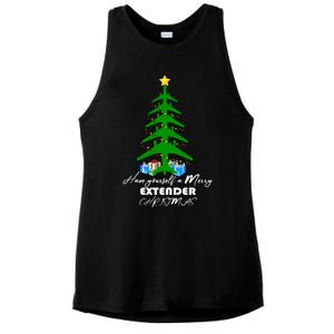 Have Yourself A Merry Extender Christmas Gift Ladies PosiCharge Tri-Blend Wicking Tank