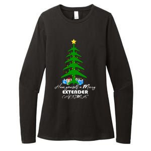 Have Yourself A Merry Extender Christmas Gift Womens CVC Long Sleeve Shirt