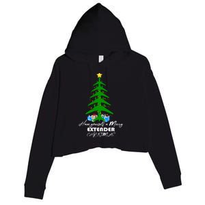 Have Yourself A Merry Extender Christmas Gift Crop Fleece Hoodie