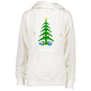 Have Yourself A Merry Extender Christmas Gift Womens Funnel Neck Pullover Hood