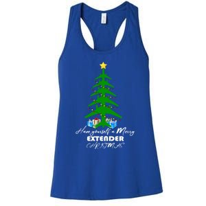 Have Yourself A Merry Extender Christmas Gift Women's Racerback Tank