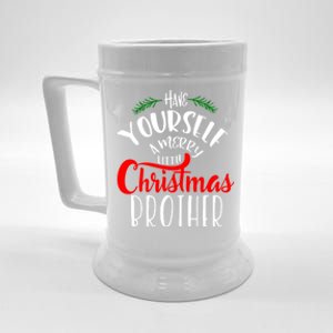 Have Yourself A Merry Little Christmas Family Brother Gift Beer Stein