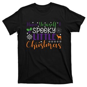 Have Yourself A Spooky Little Christmas Spooky Goth Christmas Funny Christmas T-Shirt