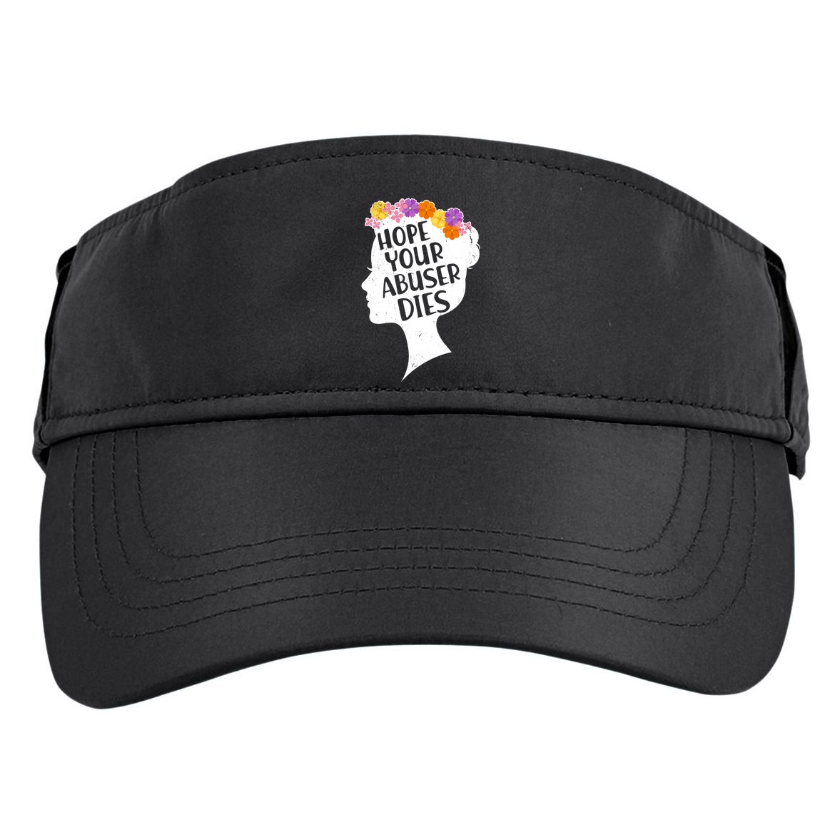 Hope Your Abuser Dies Adult Drive Performance Visor