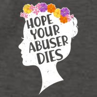 Hope Your Abuser Dies Vector Backpack