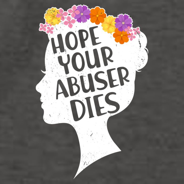 Hope Your Abuser Dies Vector Backpack