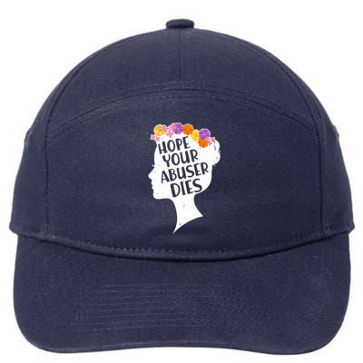 Hope Your Abuser Dies 7-Panel Snapback Hat