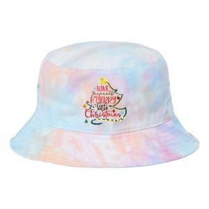 Have Yourself A Merry Little Christmas Tie Dye Newport Bucket Hat