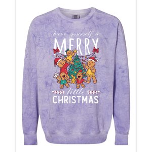 Have Yourself A Merry Little Christmas Cute Xmas Gift Colorblast Crewneck Sweatshirt