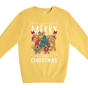 Have Yourself A Merry Little Christmas Cute Xmas Gift Premium Crewneck Sweatshirt