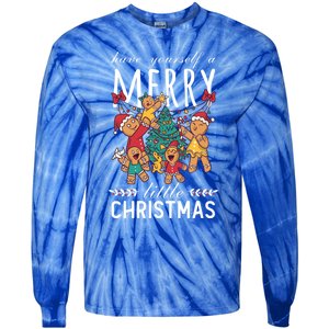 Have Yourself A Merry Little Christmas Cute Xmas Gift Tie-Dye Long Sleeve Shirt