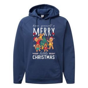 Have Yourself A Merry Little Christmas Cute Xmas Gift Performance Fleece Hoodie