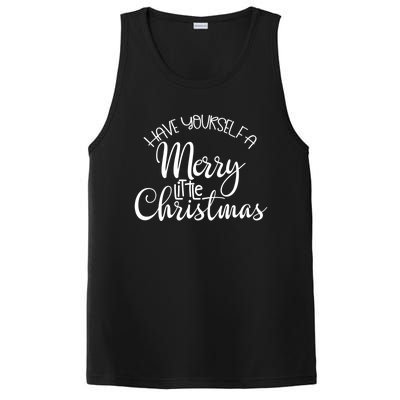 Have Yourself A Merry Little Christmas Xmas Holiday Gift PosiCharge Competitor Tank