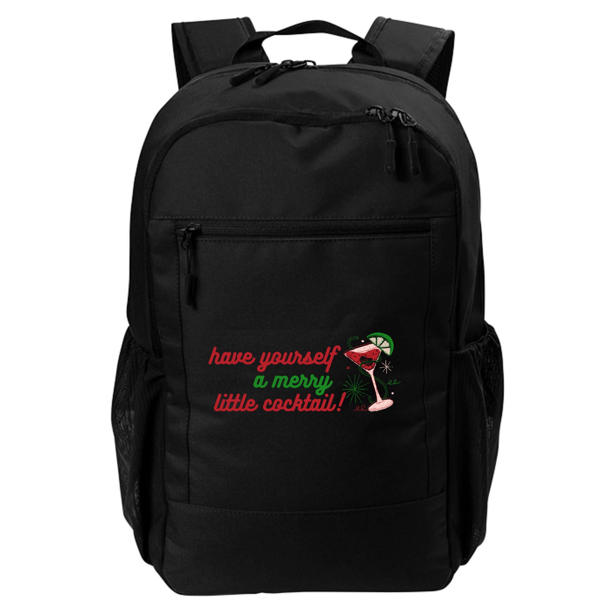 Have Yourself A Merry Little Cocktail Funny Christmas Meme Gift Backpack