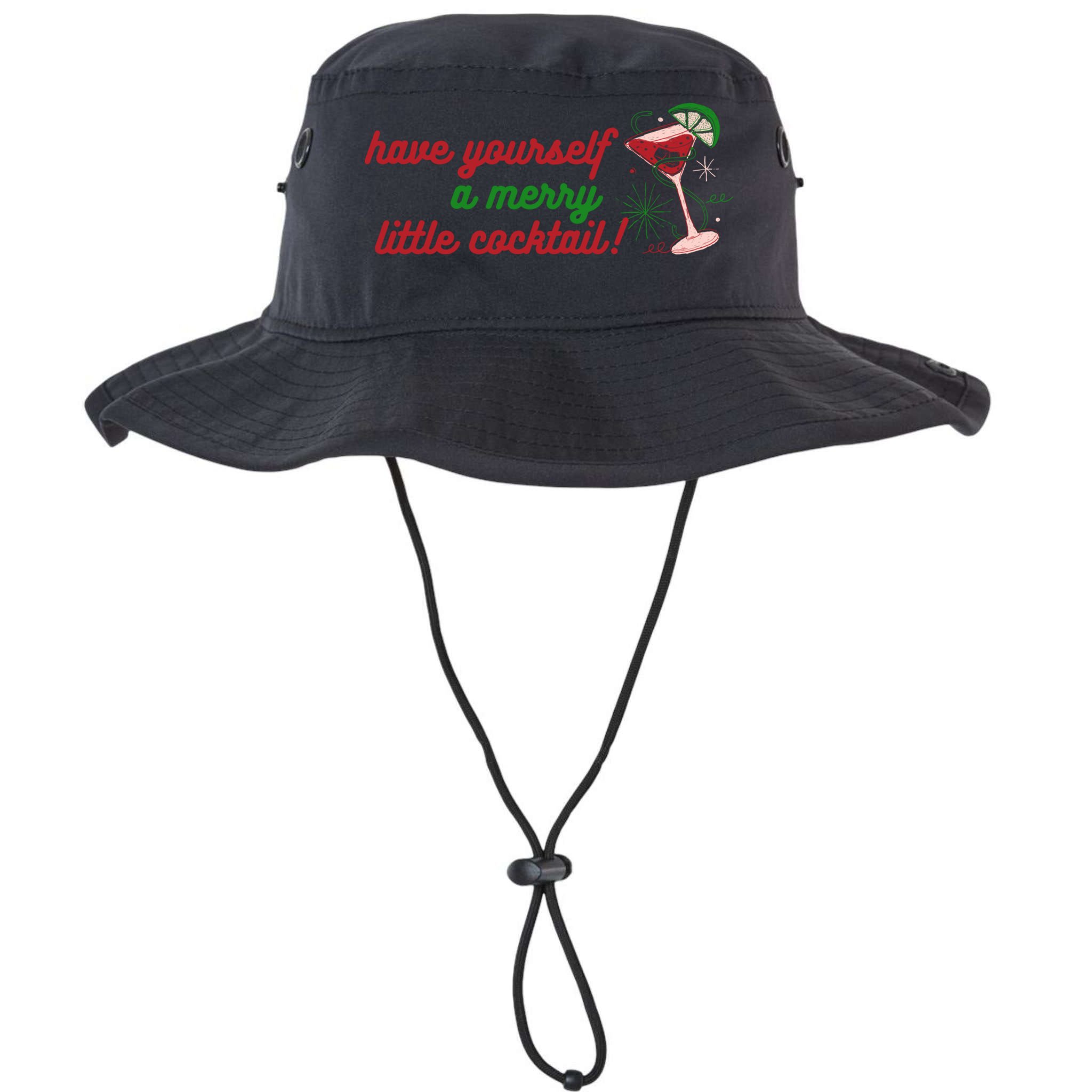 Have Yourself A Merry Little Cocktail Funny Christmas Meme Gift Bucket Hat